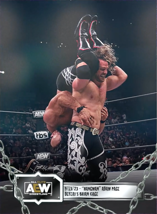 9/13/23 – “Hangman” Adam Page – “Hangman” Adam Page Defeats Brian Cage