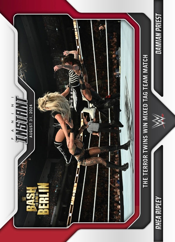 Rhea Ripley / Damian Priest – the Terror Twins Win Mixed TAG Team Match