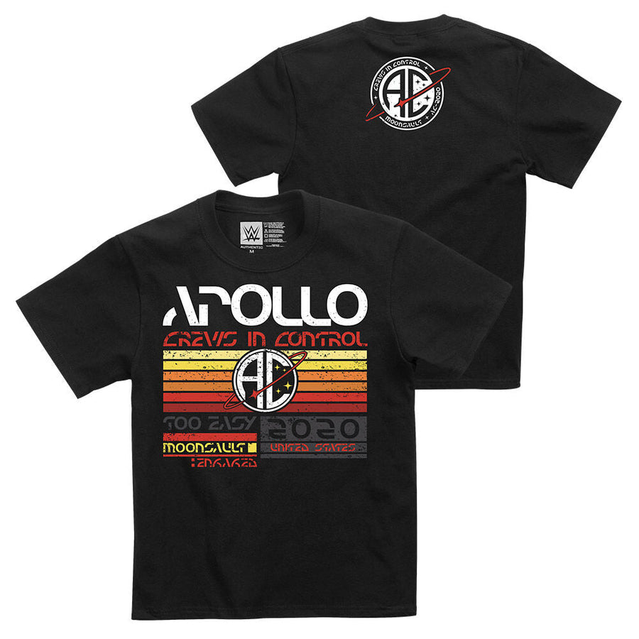 Apollo Crews "Crews In Control" Youth Authentic T-Shirt 1