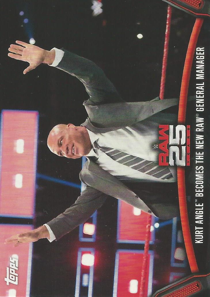 WWE Topps Then Now Forever 2018 Kurt Angle Raw-46 trading card PW Catalog