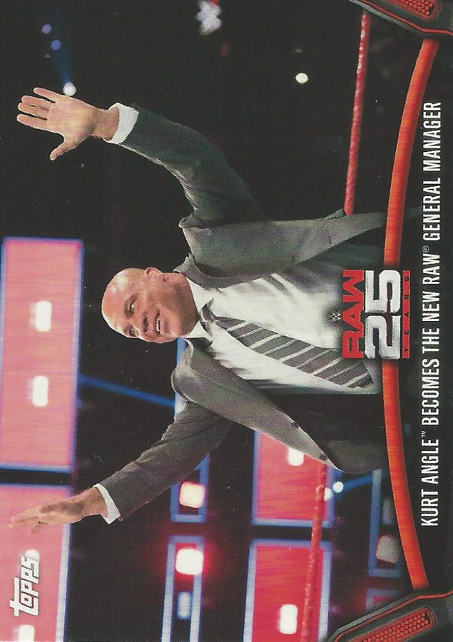 WWE Topps Then Now Forever 2018 Kurt Angle Raw-46 trading card PW Catalog