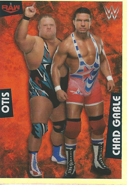 WWE Panini 2022 Sticker Collection Otis and Chad Gable Foil #246