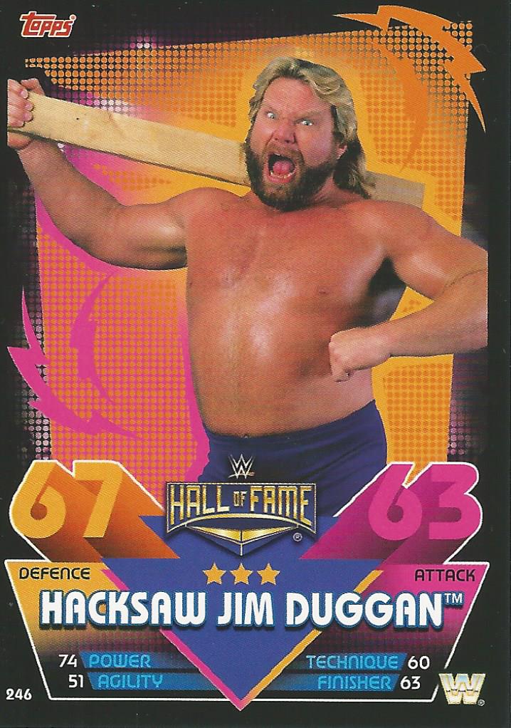 WWE Topps Slam Attax Reloaded 2020 Hacksaw Jim Duggan #246