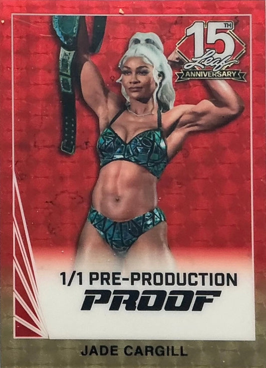 Jade Cargill trading card PW Catalog