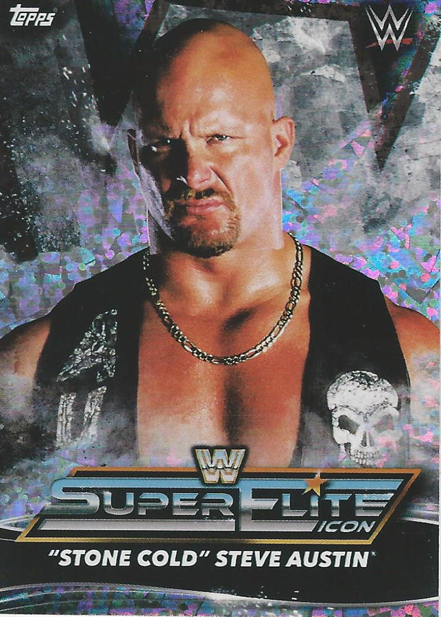 Topps WWE Superstars 2021 Stone Cold Steve Austin IC6 trading card PW Catalog
