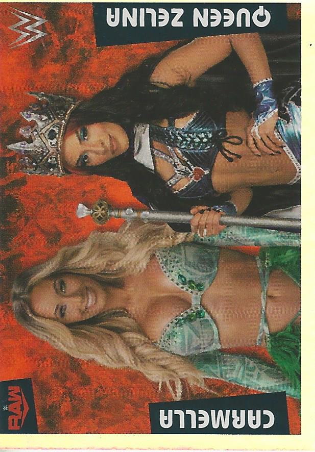 WWE Panini 2022 Sticker Collection Carmella and Zelina Vega Foil #247