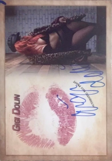 Gigi Dolin trading card PW Catalog