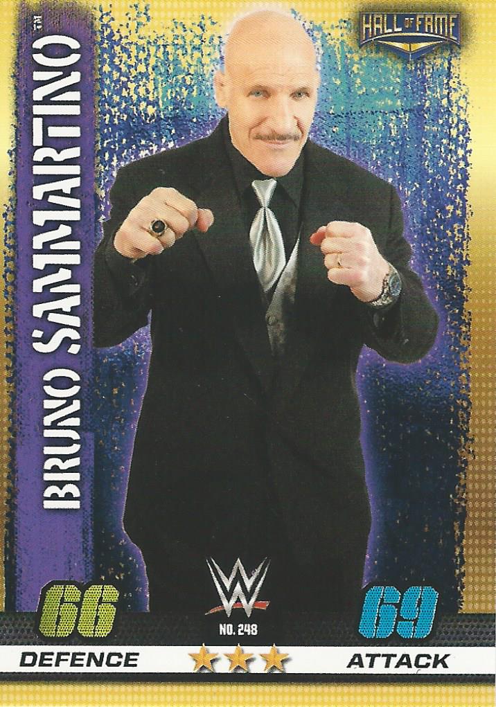 WWE Topps Slam Attax 10th Edition 2017 Bruno Sammartino #248