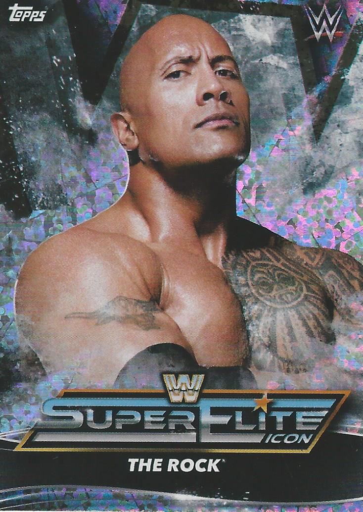 Topps WWE Superstars 2021 The Rock IC7 trading card PW Catalog