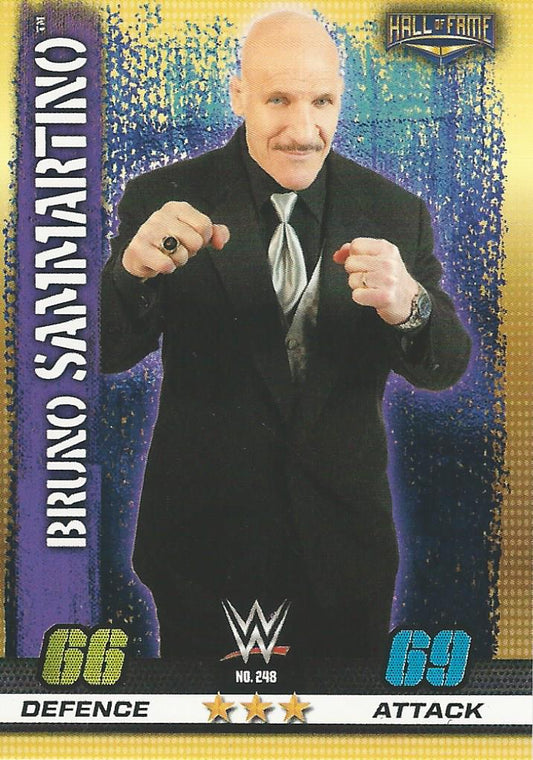 WWE Topps Slam Attax 10th Edition 2017 Bruno Sammartino #248