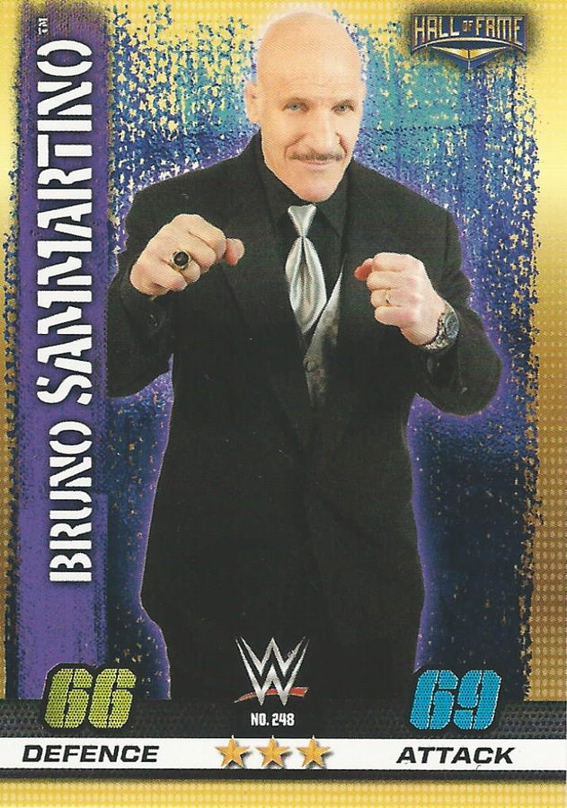 WWE Topps Slam Attax 10th Edition 2017 Bruno Sammartino #248