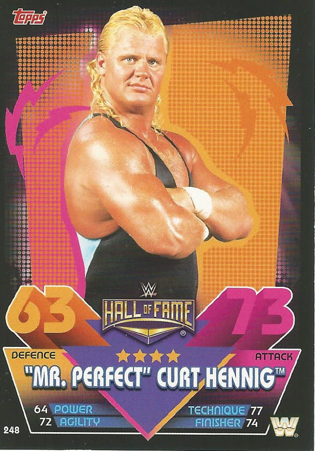 WWE Topps Slam Attax Reloaded 2020 Mr Perfect #248