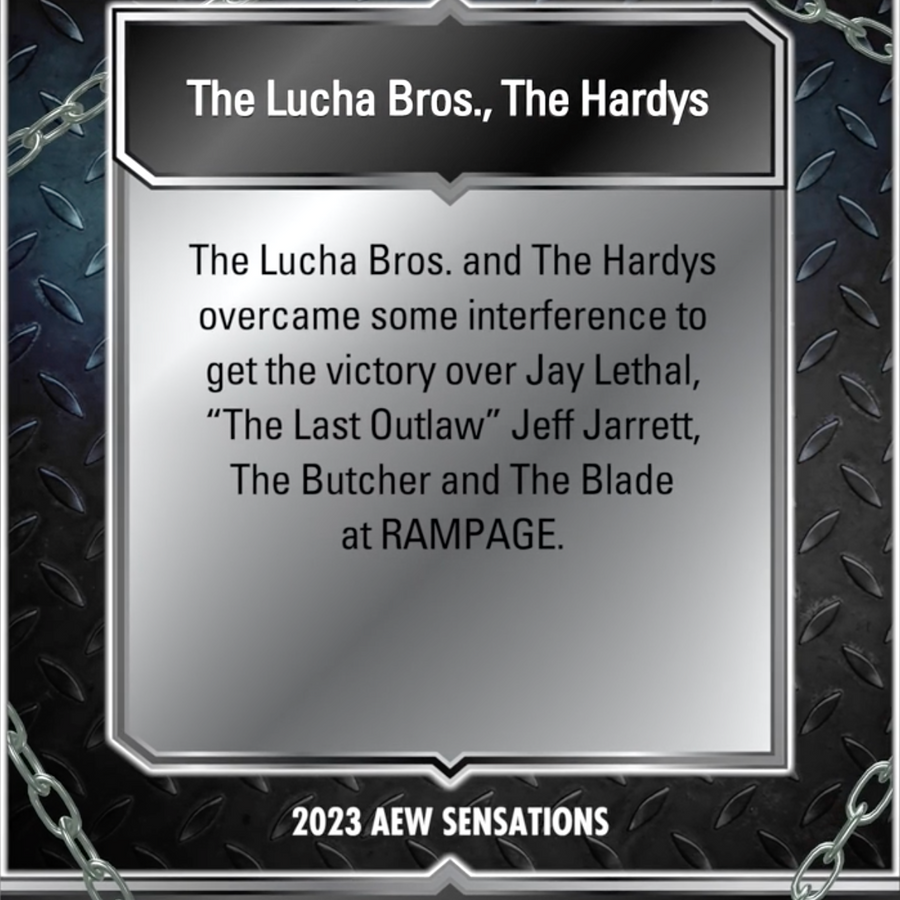 9/15/23 – the Lucha Bros., the Hardys – the Lucha Bros. and the Hardys Get Win at Rampage