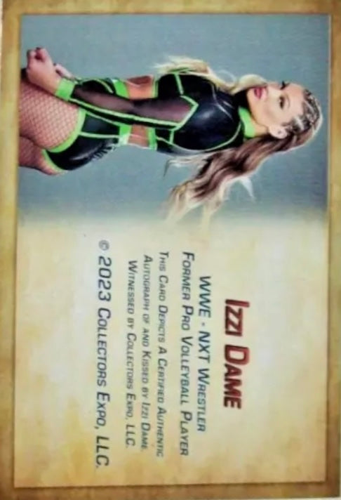 Izzi Dame trading card PW Catalog