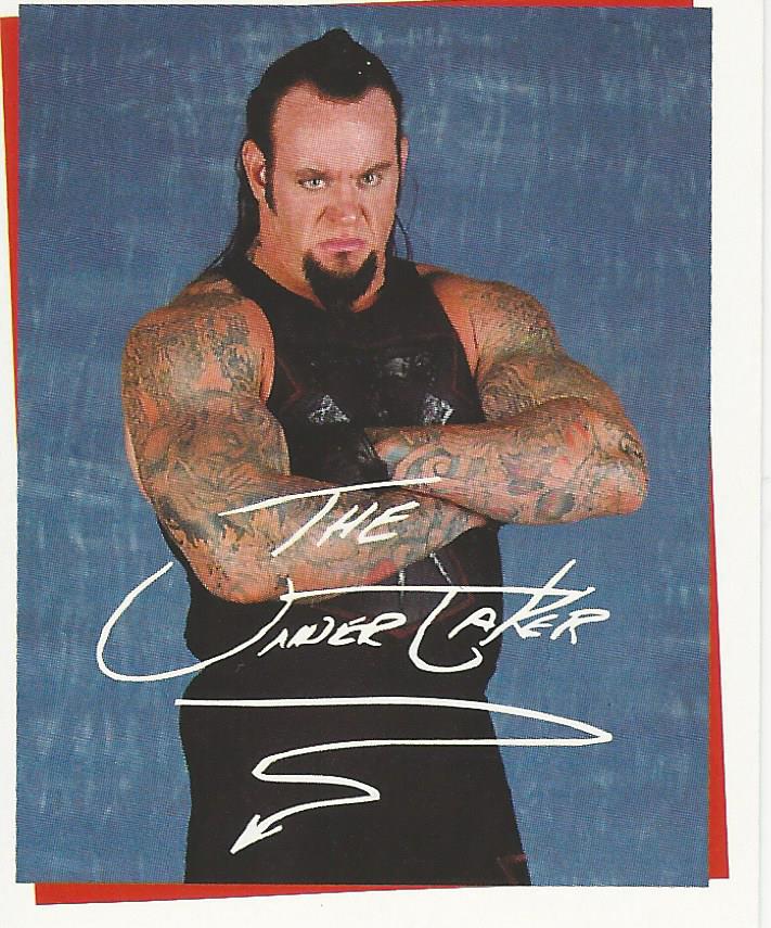 WWF Smackdown Stickers 2000 Undertaker #249