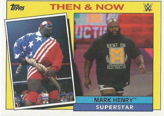 WWE Topps Heritage 2015 Mark Henry 19 of 30