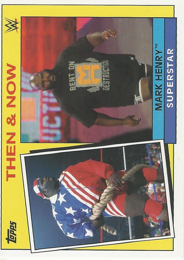 WWE Topps Heritage 2015 Mark Henry 19 of 30 trading card PW Catalog