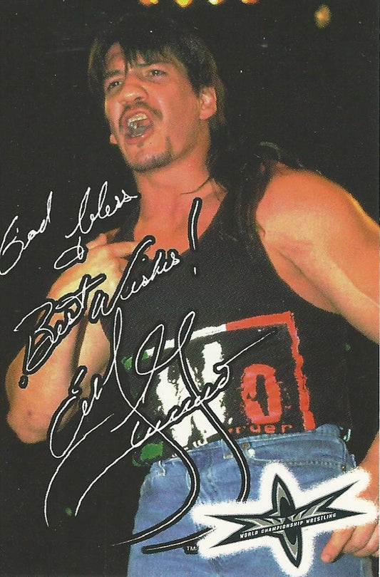 WCW Crazy Planet Stickers 1999 Eddie Guerrero trading card PW Catalog