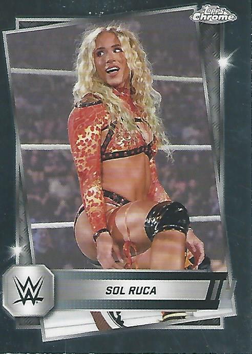 WWE Topps Chrome 2025 Trading Cards Sol Ruca No.24 PW Catalog
