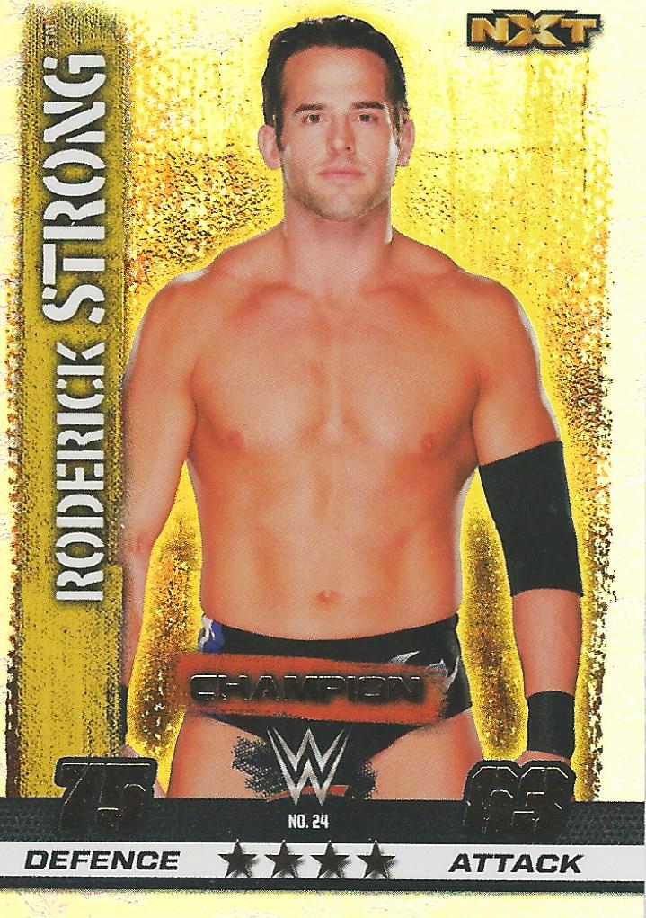 WWE Topps Slam Attax 10th Edition 2017 Champion Roderick Strong #24