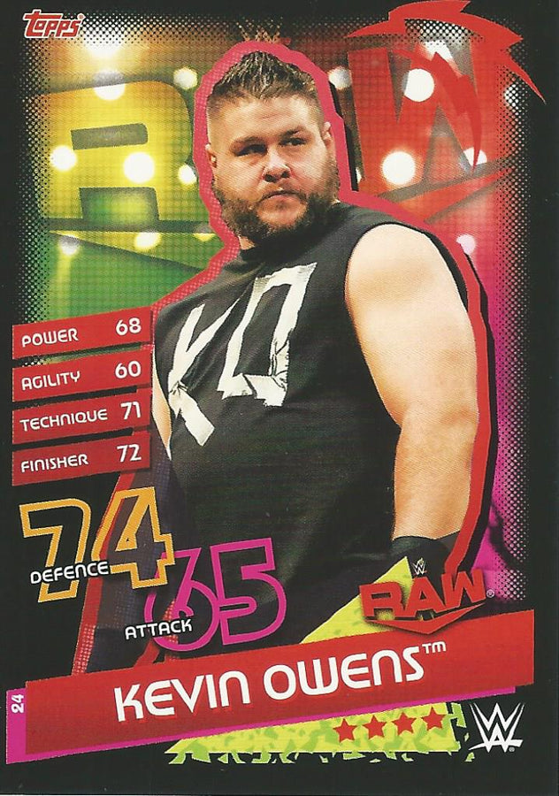 WWE Topps Slam Attax Reloaded 2020 Kevin Owens #24