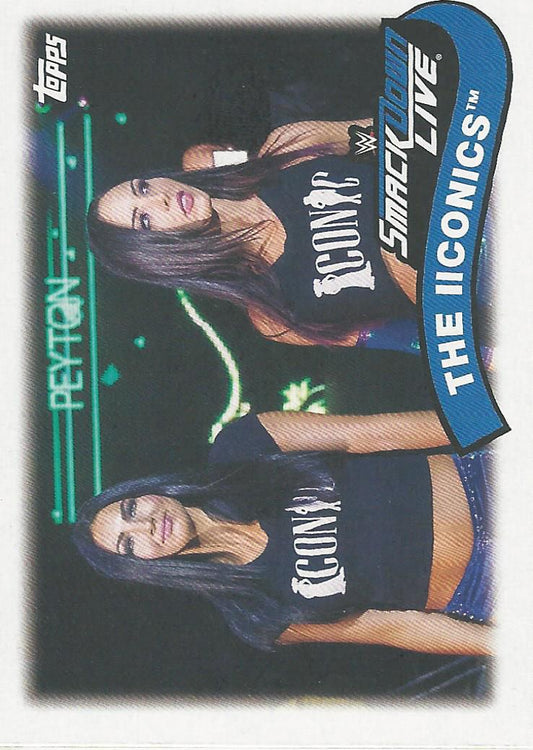 WWE Topps Heritage 2018 Peyton Royce and Billie Kay TT-17 trading card PW Catalog