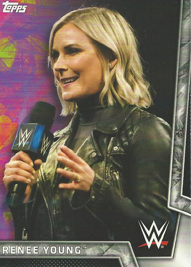 WWE Topps Women Division 2018 Renee Young #24