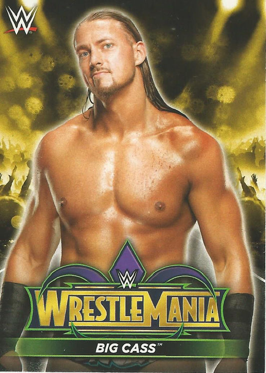 WWE Topps Road to Wrestlemania 2018 Big Cass R24 trading card PW Catalog