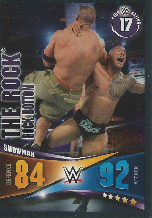 WWE Topps Slam Attax Rivals 2014 The Rock #24