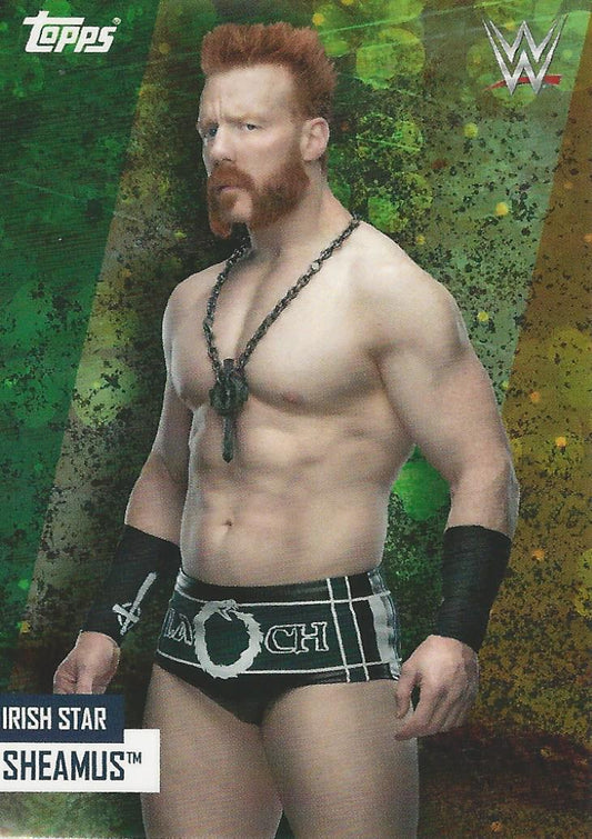 WWE Topps Best of British 2021 Sheamus trading card PW Catalog