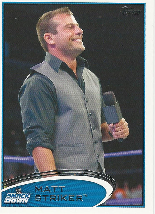 WWE Topps 2012 Matt Striker #24