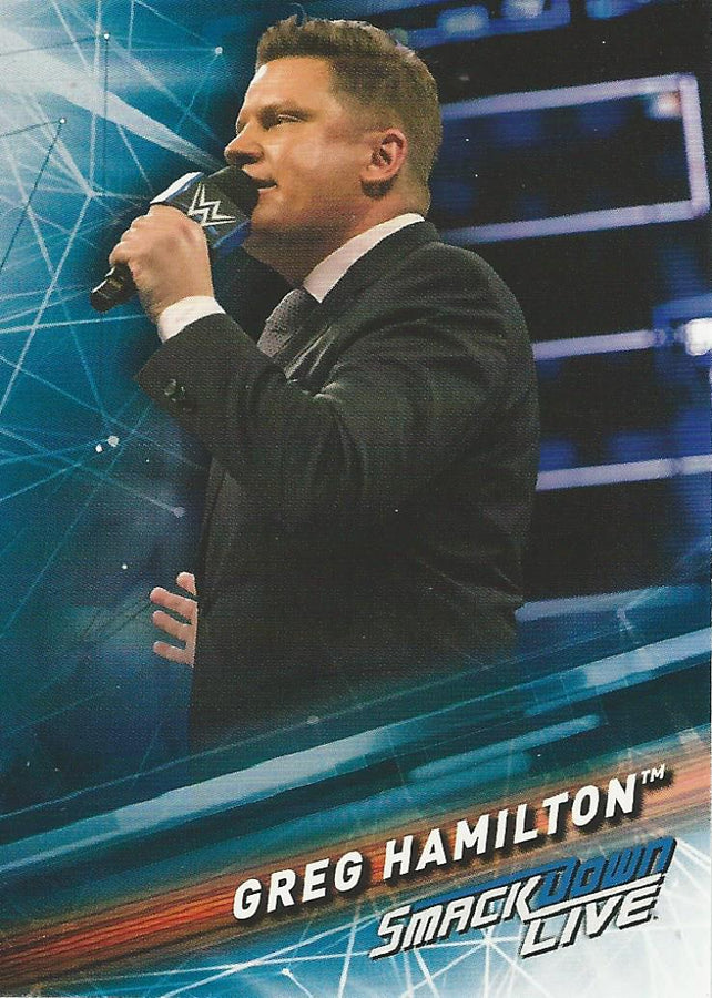 WWE Topps Smackdown 2019 Greg Hamilton #24