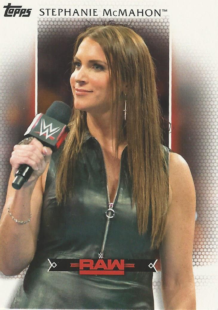 WWE Topps Women Division 2017 Stephanie McMahon R24 trading card PW Catalog