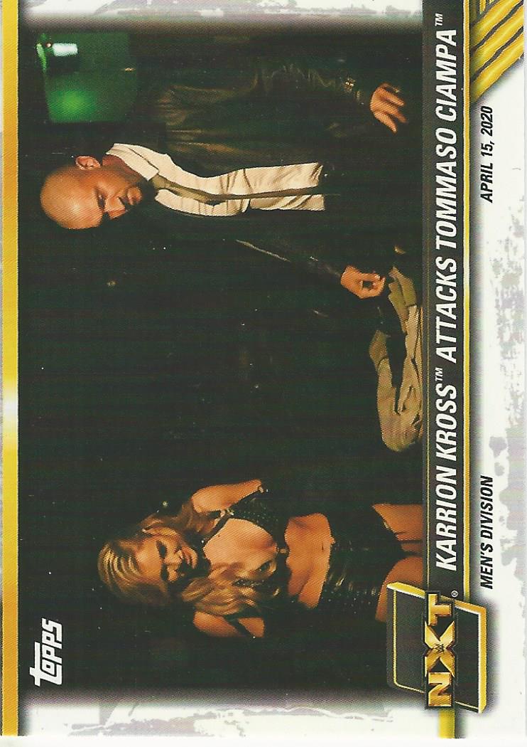WWE Topps NXT 2021 Karrion Kross and Scarlett #11