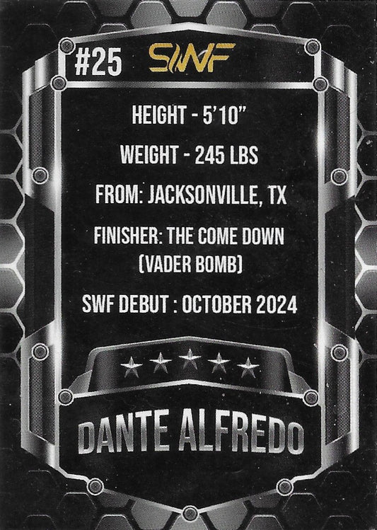 Dante Alfredo trading card PW Catalog