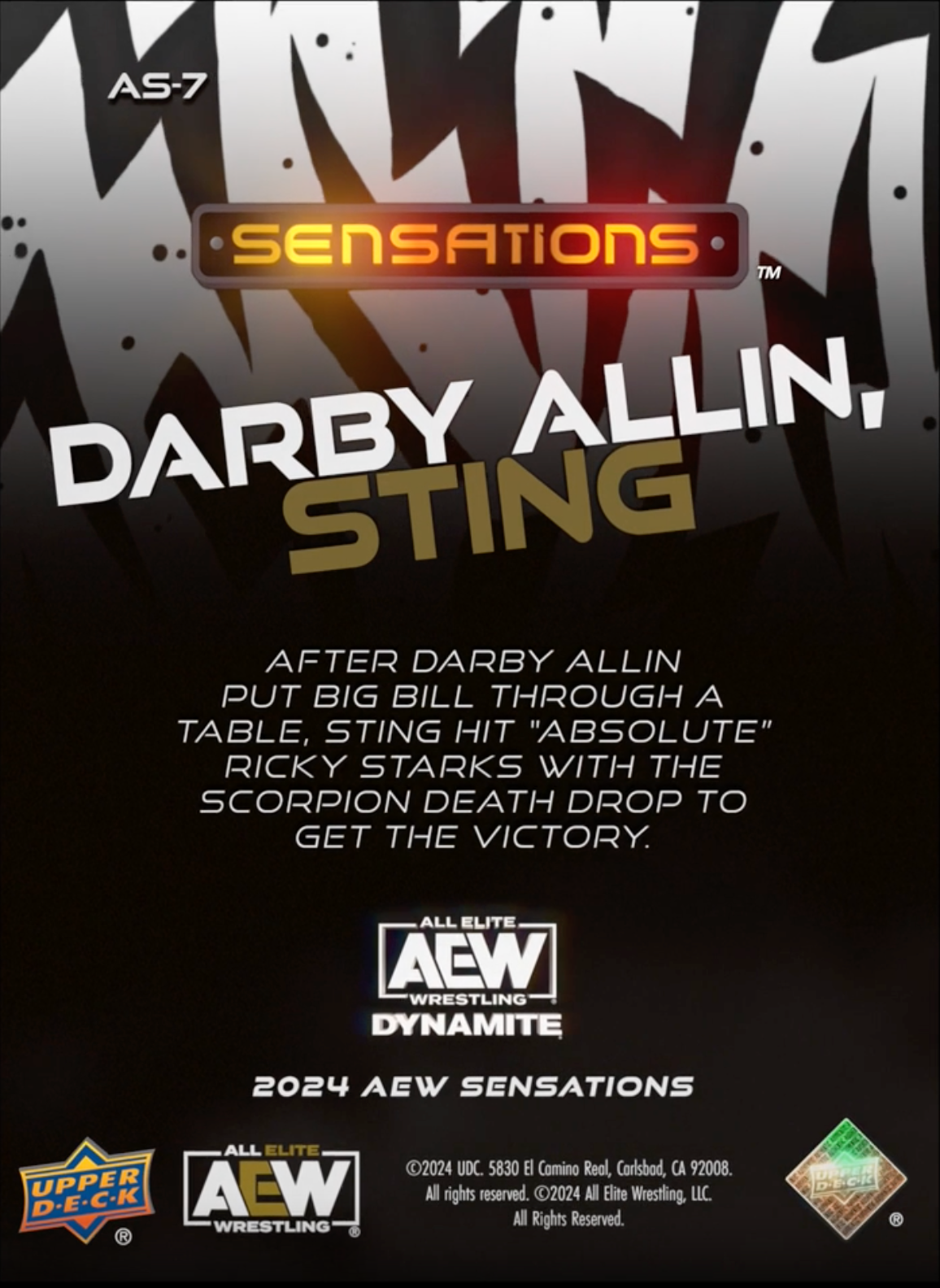 2/7/24 – Darby Allin, Sting – Sting, Darby Allin Claim AEW World TAG Team Championship