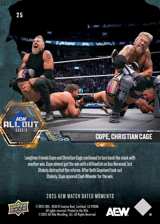Cope, Christian Cage – Cope and Christian Cage Continue Their Reunion Tour and Earn the Victory Over FTR