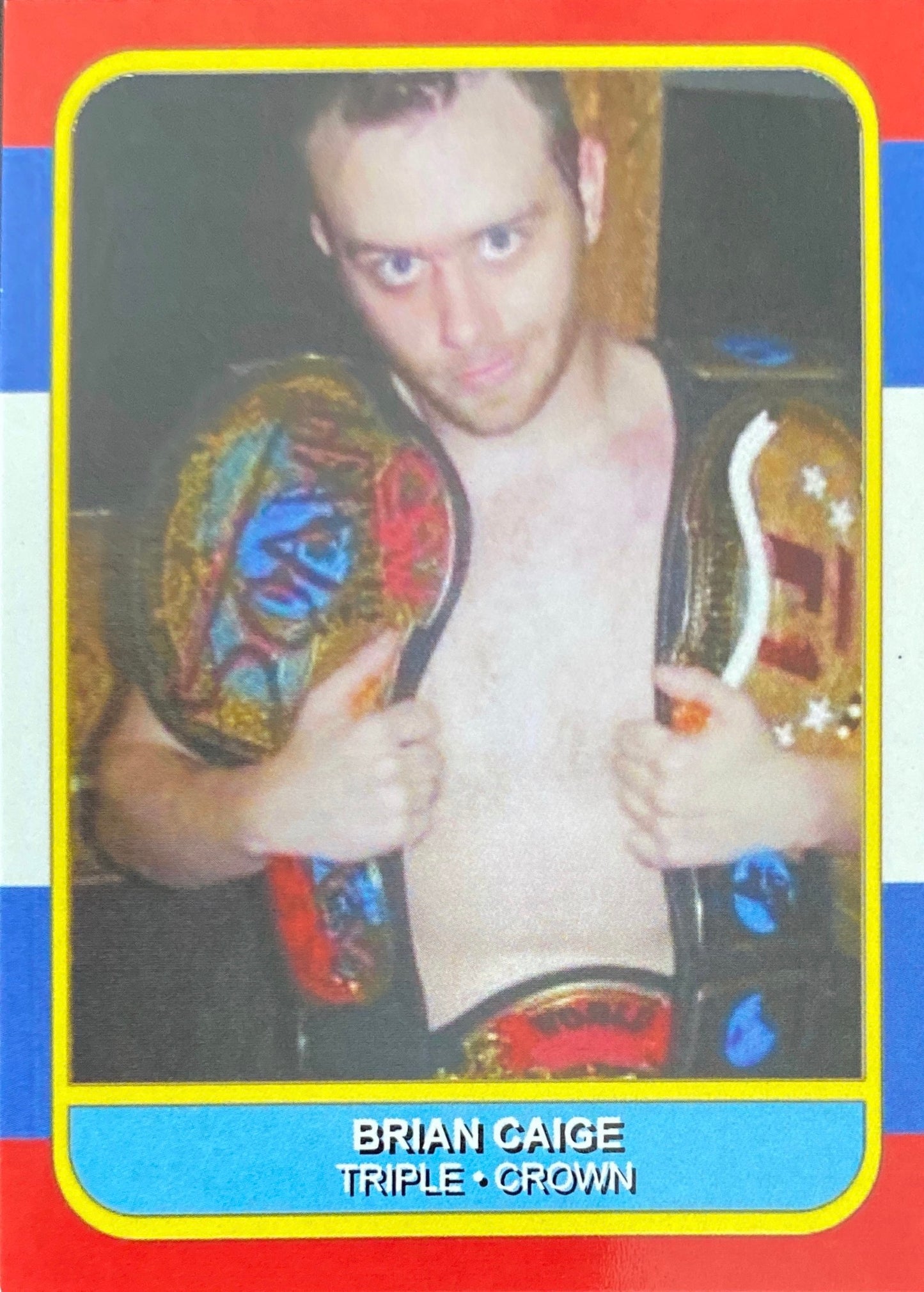 Brian Caige trading card PW Catalog