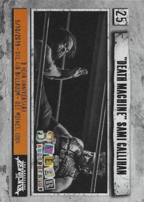 “Death Machine” Sami Callihan trading card PW Catalog