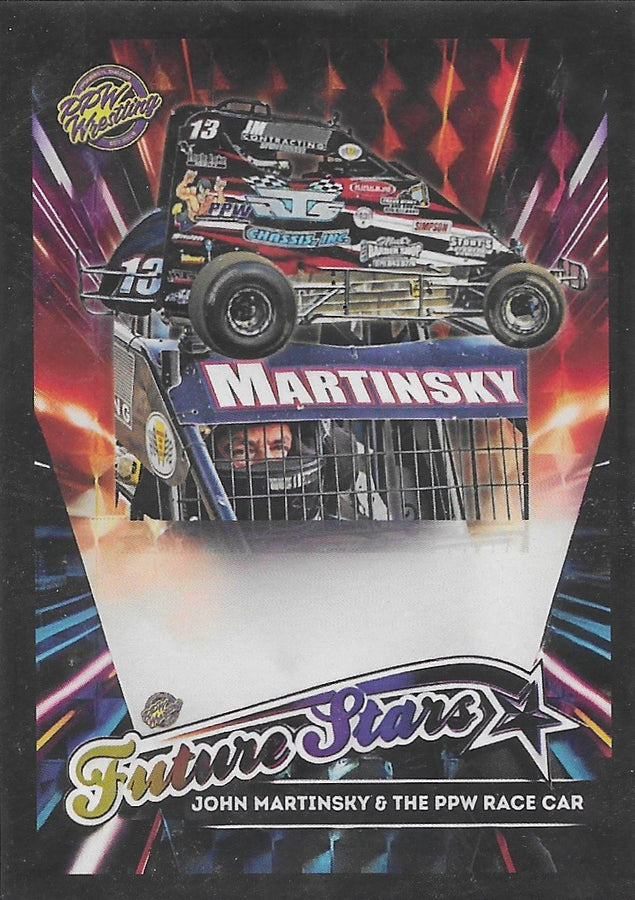John Martinsky & the PPW Race CAR trading card PW Catalog