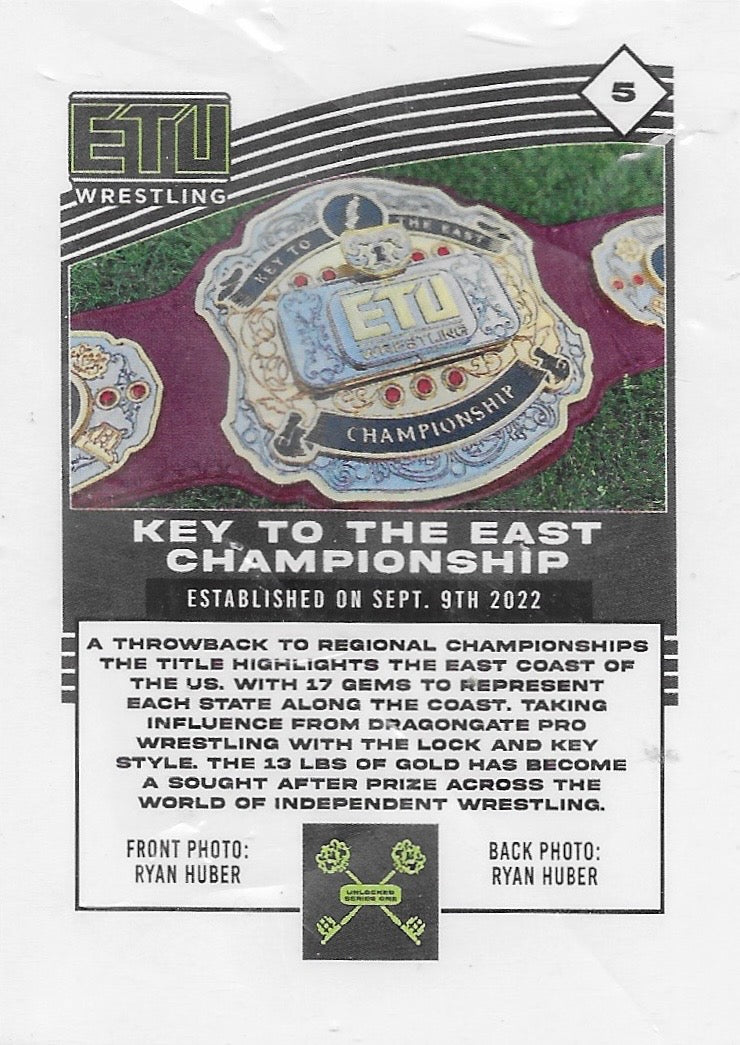 Key to the East Championship trading card PW Catalog