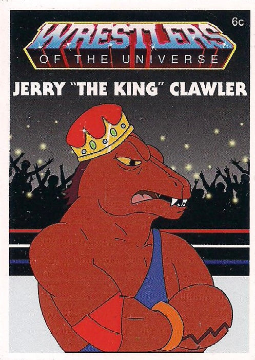 Jerry “the King” Clawler trading card PW Catalog
