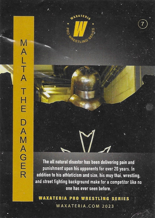 Malta the Damager trading card PW Catalog