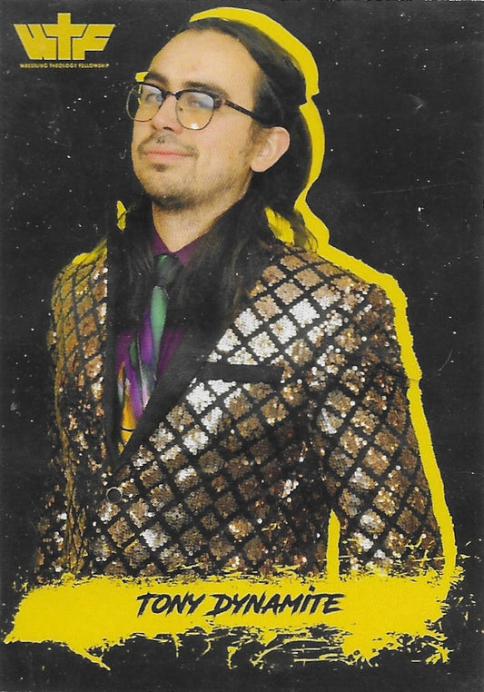Tony Dynamite trading card PW Catalog