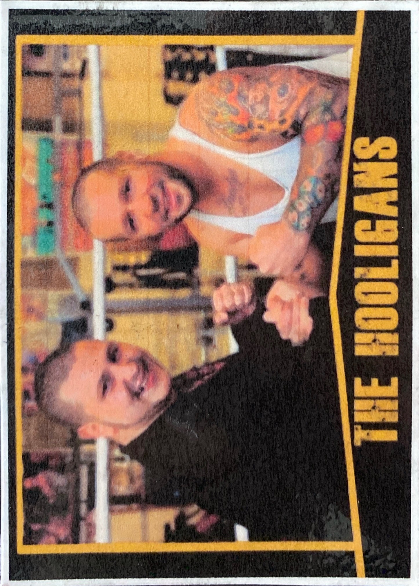 The Hooligans trading card PW Catalog