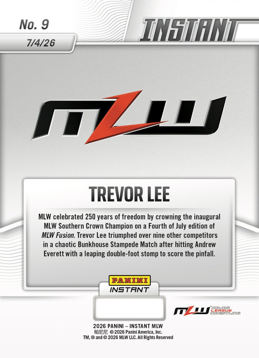 Trevor LEE – Trevor LEE Stomps to Championship trading card PW Catalog