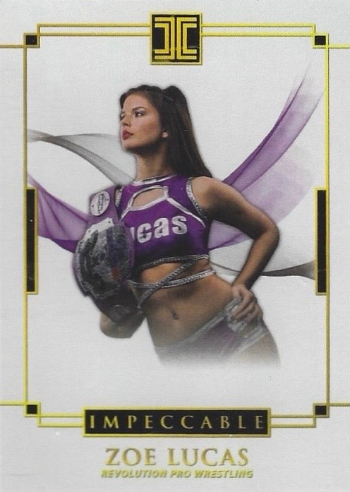 ZOE Lucas – Revolution Pro Wrestling trading card PW Catalog