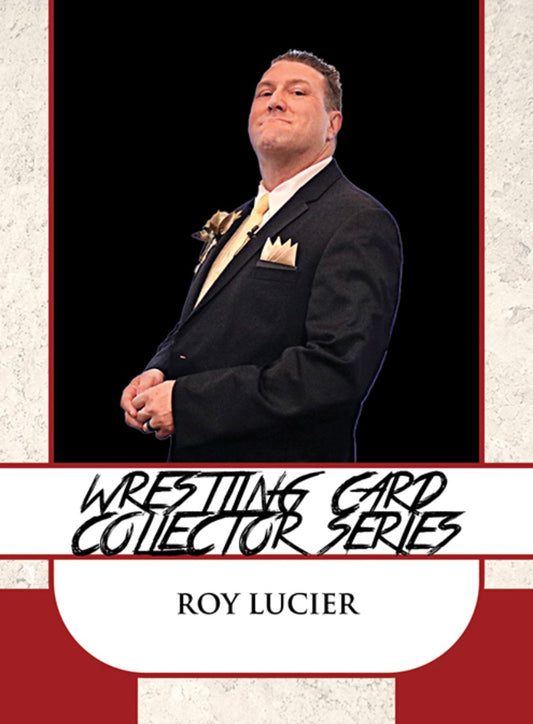 ROY Lucier trading card PW Catalog