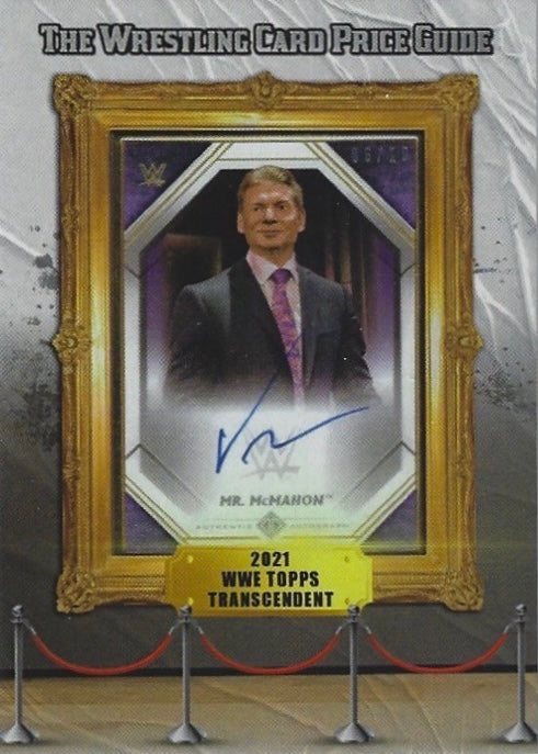 2021 WWE Topps Transcendent – MR. Mcmahon trading card PW Catalog