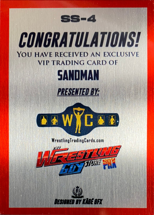 Signature Series – Sandman trading card PW Catalog